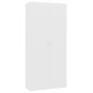 vidaXL Schuhschrank Weiß 80x35,5x180 cm Holzwerkstoff vidaXL Schuhschrank Weiß 80x35,5x180 cm Holzwerkstoff