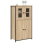 vidaXL Highboard Sonoma-Eiche 62x32x106,5 cm Holzwerkstoff vidaXL Highboard Sonoma-Eiche 62x32x106,5 cm Holzwerkstoff