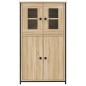 vidaXL Highboard Sonoma-Eiche 62x32x106,5 cm Holzwerkstoff vidaXL Highboard Sonoma-Eiche 62x32x106,5 cm Holzwerkstoff