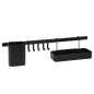 Excellent Houseware 8-tlg. Küchenorganizer Schwarz Excellent Houseware 8-tlg. Küchenorganizer Schwarz