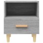 vidaXL Nachttische 2 Stk. Grau Sonoma 40x35x47 cm vidaXL Nachttische 2 Stk. Grau Sonoma 40x35x47 cm
