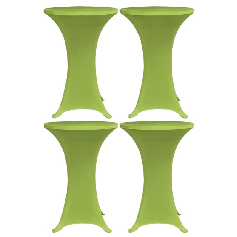 vidaXL Stretch-Tischhussen 4 Stk. 80 cm Grün vidaXL Stretch-Tischhussen 4 Stk. 80 cm Grün