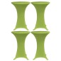 vidaXL Stretch-Tischhussen 4 Stk. 80 cm Grün vidaXL Stretch-Tischhussen 4 Stk. 80 cm Grün