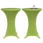 vidaXL Stretch-Tischhussen 4 Stk. 80 cm Grün vidaXL Stretch-Tischhussen 4 Stk. 80 cm Grün