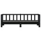 vidaXL Tagesbett Ausziehbar Schwarz 90x200 cm Massivholz Kiefer vidaXL Tagesbett Ausziehbar Schwarz 90x200 cm Massivholz Kiefer