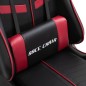 Gaming-Stuhl mit Fußstütze Weinrot Kunstleder Gaming-Stuhl mit Fußstütze Weinrot Kunstleder