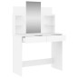 vidaXL Schminktisch mit Spiegel Weiß 96x39x142 cm vidaXL Schminktisch mit Spiegel Weiß 96x39x142 cm