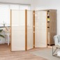 vidaXL 3-tlg. Raumteiler Cremeweiß 210x180 cm vidaXL 3-tlg. Raumteiler Cremeweiß 210x180 cm