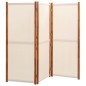 vidaXL 3-tlg. Raumteiler Cremeweiß 210x180 cm vidaXL 3-tlg. Raumteiler Cremeweiß 210x180 cm