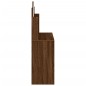 vidaXL Schminktisch mit Spiegel Braun Eichen-Optik 96x39x142 cm vidaXL Schminktisch mit Spiegel Braun Eichen-Optik 96x39x142 cm