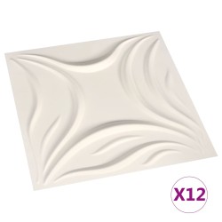 vidaXL Wandpaneele 12 Stk. 3D 0,5×0,5 m 3 m²