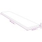 vidaXL Wandregal 100x20x1,5 cm Bambus vidaXL Wandregal 100x20x1,5 cm Bambus