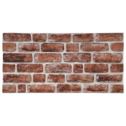 vidaXL 3D-Wandpaneele 10 Stk. Dunkelbraun Backstein-Optik EPS