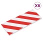 vidaXL Wandschutz 6 Stk. Rot & Weiß 50x20x2 cm EVA Schaum vidaXL Wandschutz 6 Stk. Rot & Weiß 50x20x2 cm EVA Schaum