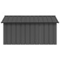 vidaXL Hundehütte Anthrazit 116,5x153x81,5 cm Verzinkter Stahl vidaXL Hundehütte Anthrazit 116,5x153x81,5 cm Verzinkter Stahl