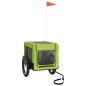 vidaXL Fahrradanhänger Hunde Grün und Schwarz Oxford-Gewebe & Eisen vidaXL Fahrradanhänger Hunde Grün und Schwarz Oxford-Gewebe & Eisen