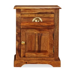 vidaXL Nachttisch 2 Stk. 40 x 30 x 50 cm Massivholz