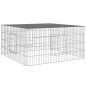 vidaXL Kaninchenkäfig 110x110x55 cm Verzinktes Eisen vidaXL Kaninchenkäfig 110x110x55 cm Verzinktes Eisen