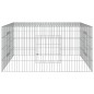 vidaXL Kaninchenkäfig 110x110x55 cm Verzinktes Eisen vidaXL Kaninchenkäfig 110x110x55 cm Verzinktes Eisen