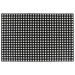vidaXL Ringgummimatte 22 mm 80x120 cm