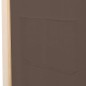 vidaXL 5-teiliger Raumteiler Braun 200 x 170 x 4 cm Stoff vidaXL 5-teiliger Raumteiler Braun 200 x 170 x 4 cm Stoff