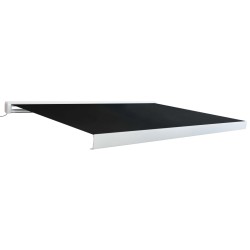 vidaXL Motorisierte Kassetten-Markise 350 cm Anthrazit