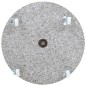 vidaXL Sonnenschirmständer Granit 30 kg Rund Grau vidaXL Sonnenschirmständer Granit 30 kg Rund Grau