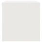 vidaXL Aktenschrank Weiß 90x40x40 cm Stahl vidaXL Aktenschrank Weiß 90x40x40 cm Stahl
