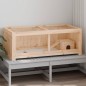 vidaXL Hamsterkäfig 104x52x38 cm Massivholz Tanne vidaXL Hamsterkäfig 104x52x38 cm Massivholz Tanne