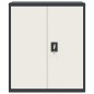 vidaXL Aktenschrank Anthrazit und Weiß 90x40x105 cm Stahl vidaXL Aktenschrank Anthrazit und Weiß 90x40x105 cm Stahl