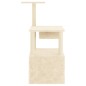 vidaXL Kratzbaum mit Sisal-Kratzsäulen Creme 109,5 cm vidaXL Kratzbaum mit Sisal-Kratzsäulen Creme 109,5 cm