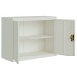 vidaXL Aktenschrank Hellgrau 90x40x70 cm Stahl vidaXL Aktenschrank Hellgrau 90x40x70 cm Stahl