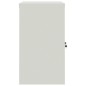vidaXL Aktenschrank Hellgrau 90x40x70 cm Stahl vidaXL Aktenschrank Hellgrau 90x40x70 cm Stahl