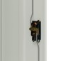 vidaXL Aktenschrank Hellgrau 90x40x70 cm Stahl vidaXL Aktenschrank Hellgrau 90x40x70 cm Stahl