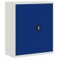 vidaXL Aktenschrank Hellgrau und Blau 90x40x105 cm Stahl vidaXL Aktenschrank Hellgrau und Blau 90x40x105 cm Stahl