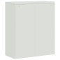 vidaXL Aktenschrank Hellgrau und Blau 90x40x105 cm Stahl vidaXL Aktenschrank Hellgrau und Blau 90x40x105 cm Stahl