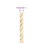vidaXL Seil 100% Sisal 8 mm 25 m vidaXL Seil 100% Sisal 8 mm 25 m
