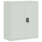 vidaXL Aktenschrank Hellgrau 90x40x105 cm Stahl vidaXL Aktenschrank Hellgrau 90x40x105 cm Stahl