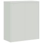 vidaXL Aktenschrank Hellgrau 90x40x105 cm Stahl vidaXL Aktenschrank Hellgrau 90x40x105 cm Stahl