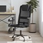 vidaXL Bürostuhl Höhenverstellbar Schwarz Netzstoff und Kunstleder vidaXL Bürostuhl Höhenverstellbar Schwarz Netzstoff und Kunstleder