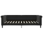 vidaXL Tagesbett Schwarz 100x200 cm Samt vidaXL Tagesbett Schwarz 100x200 cm Samt