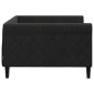vidaXL Tagesbett Schwarz 100x200 cm Samt vidaXL Tagesbett Schwarz 100x200 cm Samt