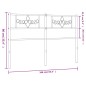 vidaXL Kopfteil Metall Schwarz 160 cm vidaXL Kopfteil Metall Schwarz 160 cm