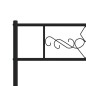 vidaXL Bettgestell mit Kopf- und Fußteil Metall Schwarz 100x190 cm vidaXL Bettgestell mit Kopf- und Fußteil Metall Schwarz 100x190 cm