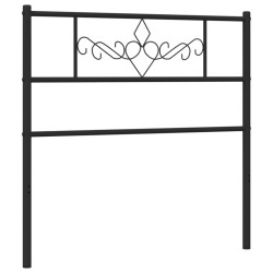 vidaXL Kopfteil Metall Schwarz 75 cm