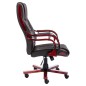 Massage-Bürostuhl Braun Echtleder Massage-Bürostuhl Braun Echtleder
