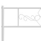 vidaXL Bettgestell mit Kopf- und Fußteil Metall Weiß 193x203 cm vidaXL Bettgestell mit Kopf- und Fußteil Metall Weiß 193x203 cm