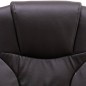 Massage-Bürostuhl Braun Echtleder Massage-Bürostuhl Braun Echtleder