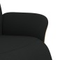 vidaXL Relaxsessel mit Fußteil Schwarz Stoff vidaXL Relaxsessel mit Fußteil Schwarz Stoff
