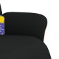 vidaXL Massagesessel mit Fußteil Schwarz Stoff vidaXL Massagesessel mit Fußteil Schwarz Stoff